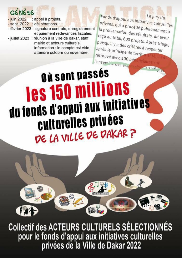 #FreeSenegal from the lack of transparency. <a href="/BarthelemyDias1/">Barthélémy Dias</a> continues without justifying where did the money from the Support funds to culture go. One year later beneficiaries have not received it &amp; no explanation is given! <a href="/UNESCO/">UNESCO 🏛️ #Education #Sciences #Culture 🇺🇳</a> @unesco_fr <a href="/SenUnesco/">Le Sénégal à l’UNESCO</a>