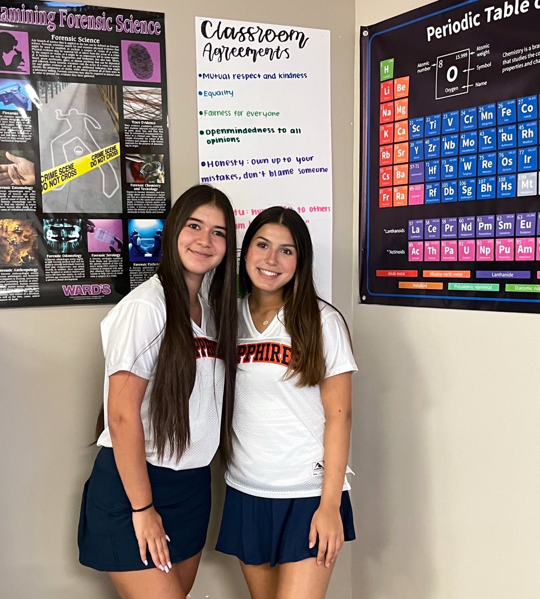 Thanks to these great girls from <a href="/slhs_sapphires/">Sapphires</a> for helping get my new classroom set up.