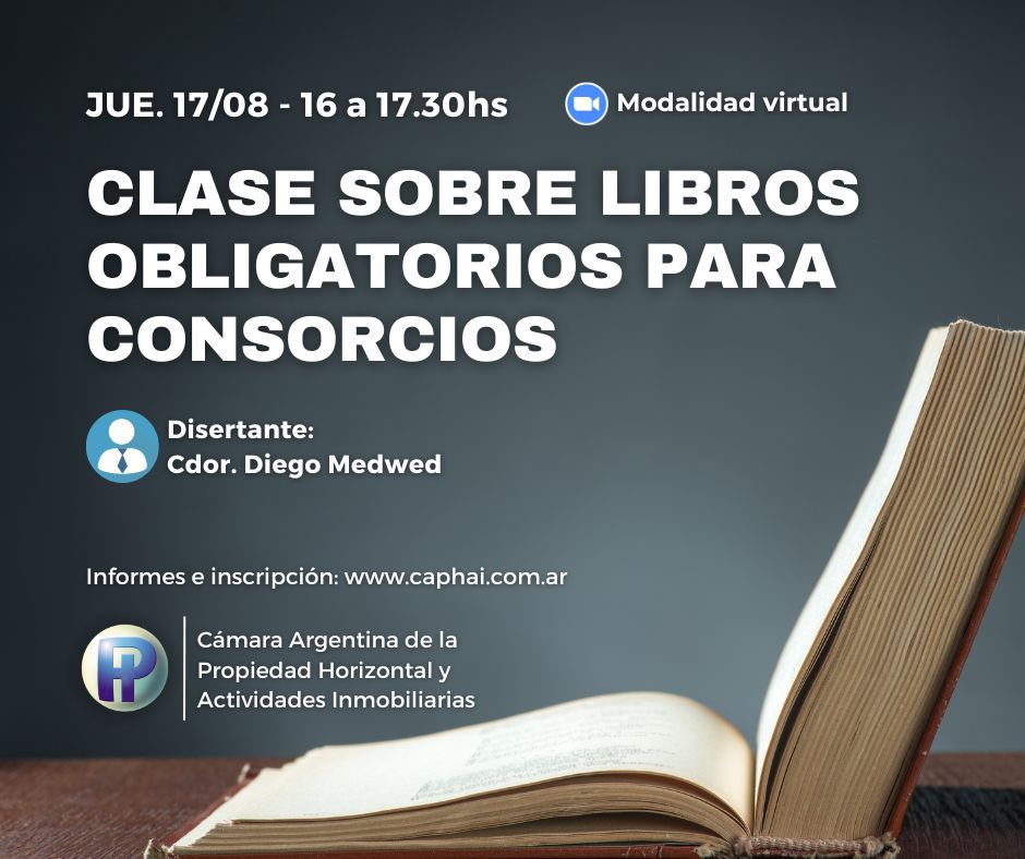 Más Capacitaciones para Administradores. Clase sobre Libros Obligatorios para Consorcios

Jueves 17 de Agosto de 16 a 17.30 hs. Más información e inscripción en caphai.com.ar.

#libroscontables #ModalidadVirtual #administraciondeconsorcios #capacitaciononline
