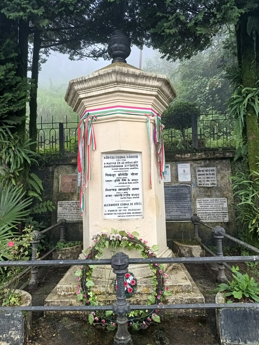 ReesoomP's tweet photo. Went to pay my respects at Alexander Csoma de Koros' grave, the granddaddy of Tibetology. #tibetology #darjeeling https://t.co/0p0nP8KES6