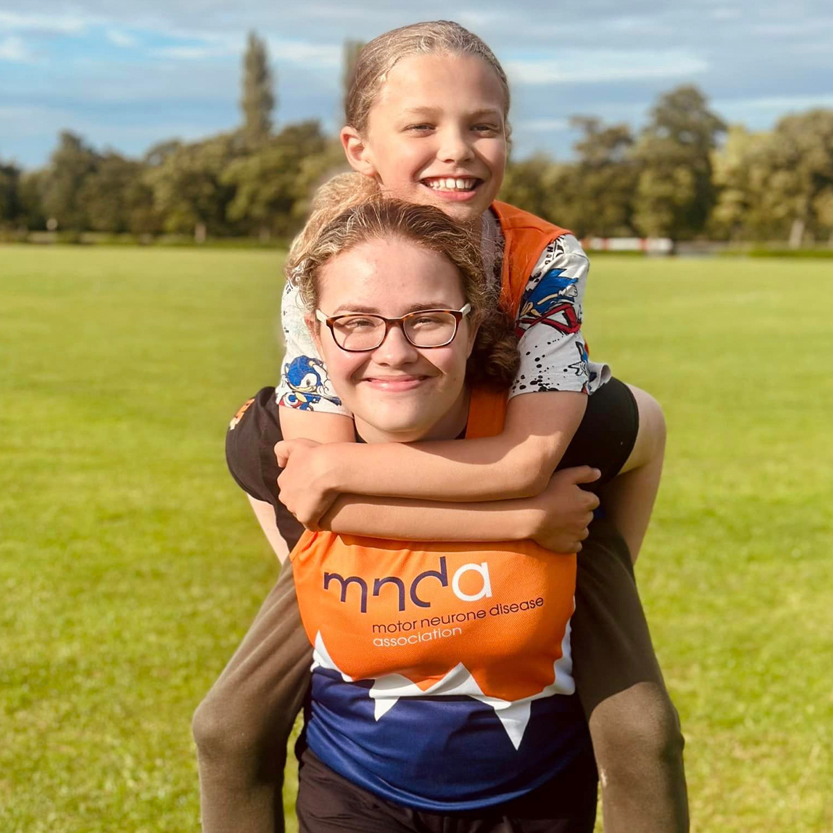 mndassoc's tweet photo. Huge thanks to Charlotte and George who're taking on our Run 60 challenge this month.

George said: "I have been inspired by @Rob7Burrow doing lots of fundraising while battling the disease himself and never giving up.

The pair are just £5 short of their £400 target 🧡 #TeamMND