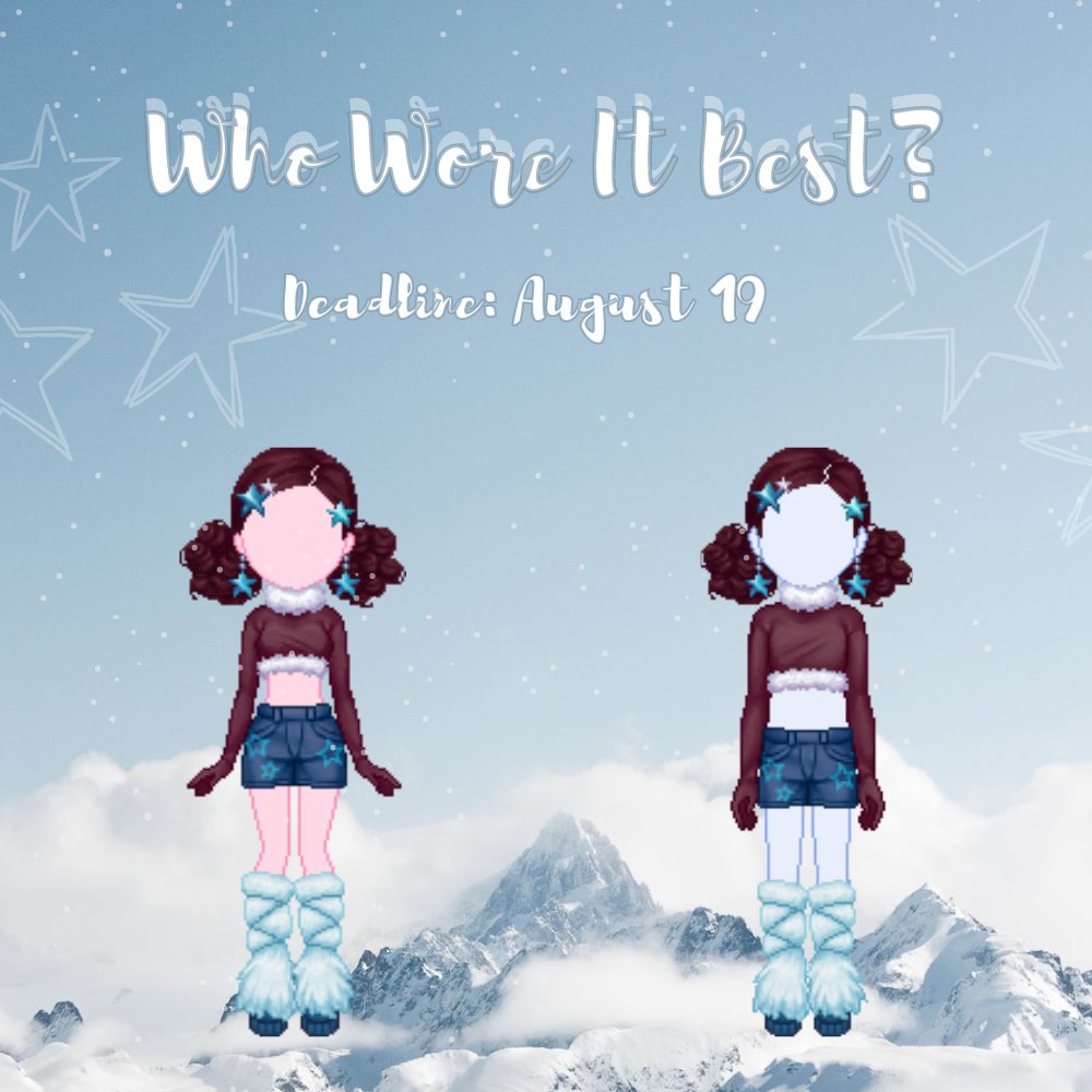 EVirtualPopstar's tweet photo. Eyyyy it is WWIB time again 🤩🤩 Head over to #VirtualPopstar to find out how to enter this fab comp and win fab prizes 😉😉
#wwib #whoworeitbest #dressup #competition #comp #prizes #dolls #fab #eyyyy https://t.co/0OgvPfKZlG
