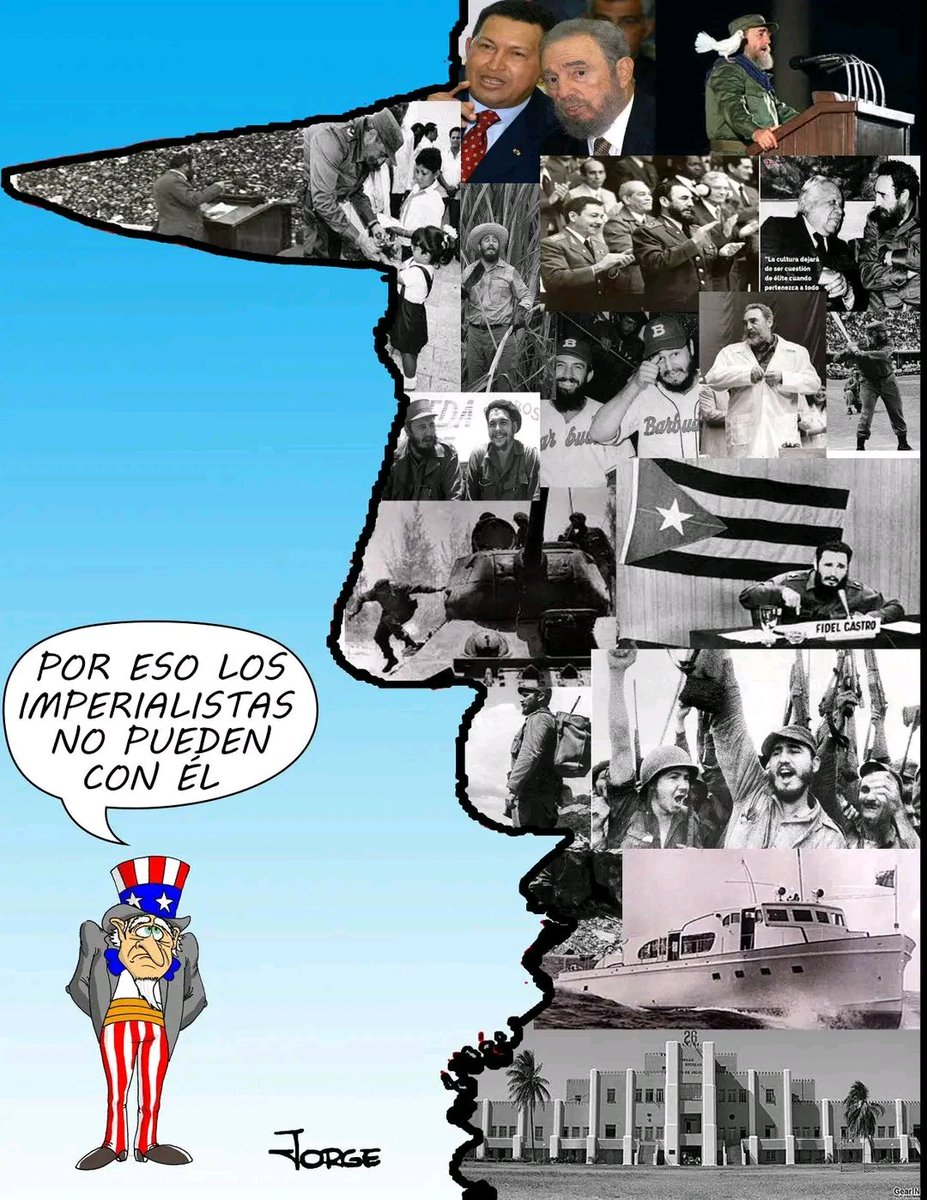 ...Fidel, Fidel, ¿que tiene Fidel? que los imperialistas no pueden con él.