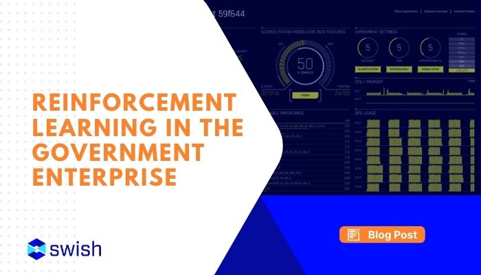 Reinforced Learning (RL), a type of Machine Learning (ML) performs many functions, but how do these technologies integrate into government operations and missions?

To learn more about RL in the government enterprise, head over to our blog. 
 👇
swishdata.com/reinforcement-…