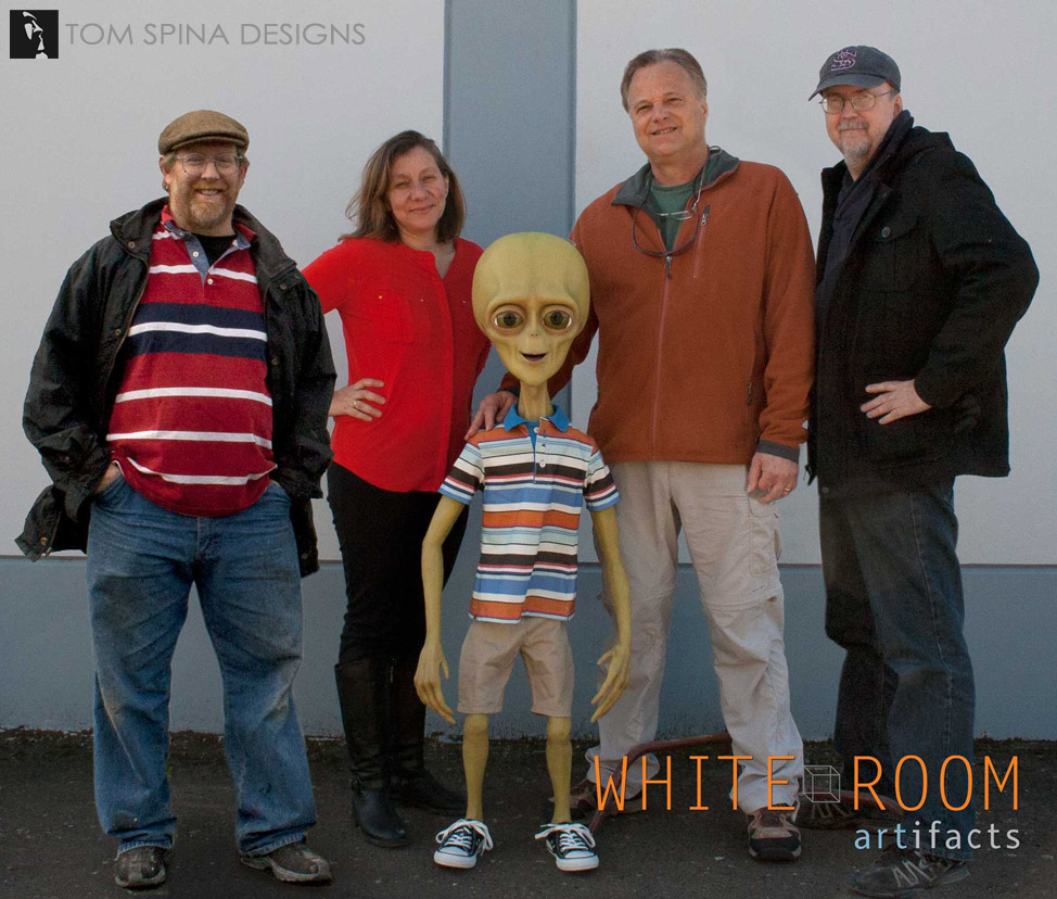 TomSpinaDesigns's tweet photo. We teamed up with #WhiteRoomArtifacts a while back to produce a life-size poseable "Brian the #Alien" mascot #puppet for #Excede Internet. Reach out through https://t.co/qo2UV4Bqt9 if you have need for a custom creation like this!

#alien #TomSpinaDesigns https://t.co/8JeybyI4yD