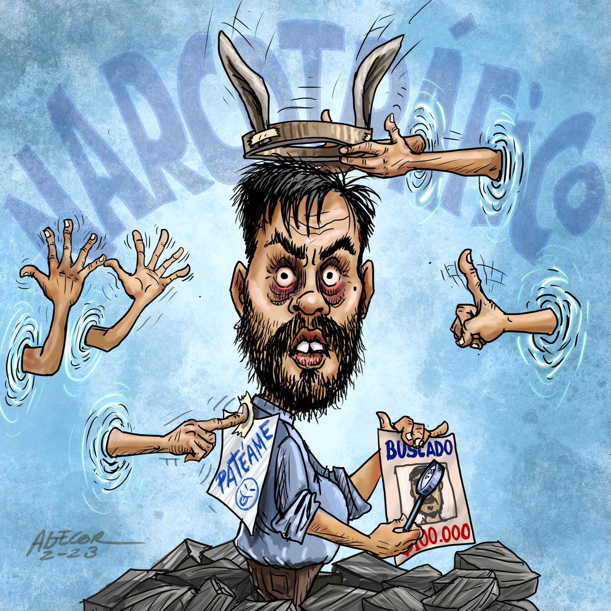 🔵 #ANF | Le presentamos la caricatura de la semana realizada por <a href="/abecor_BOLIVIA/">Abel Bellido Cordova</a>. También podrá encontrarla en la página de la ANF 👉 noticiasfides.com