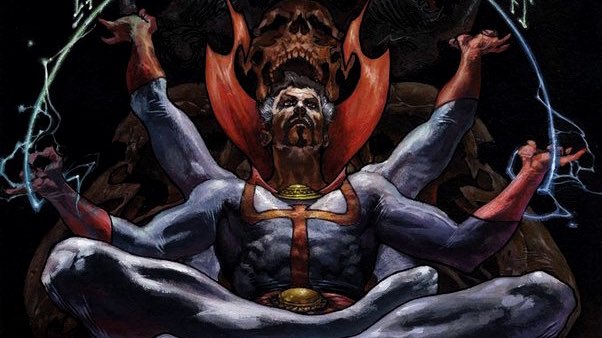 DrStrangeUpdate's tweet photo. ‘DOCTOR STRANGE 3’ is rumored to be adapting the ‘TIME RUNS OUT’ comics! 

The film will pick up right where was left of in Multiverse of Madness. 

The Black Priests will be seeking out Doctor Strange to help fix the dying Multiverse (as a result of the incursions happening all across timelines).

(via: https://t.co/lk24GklyJF)