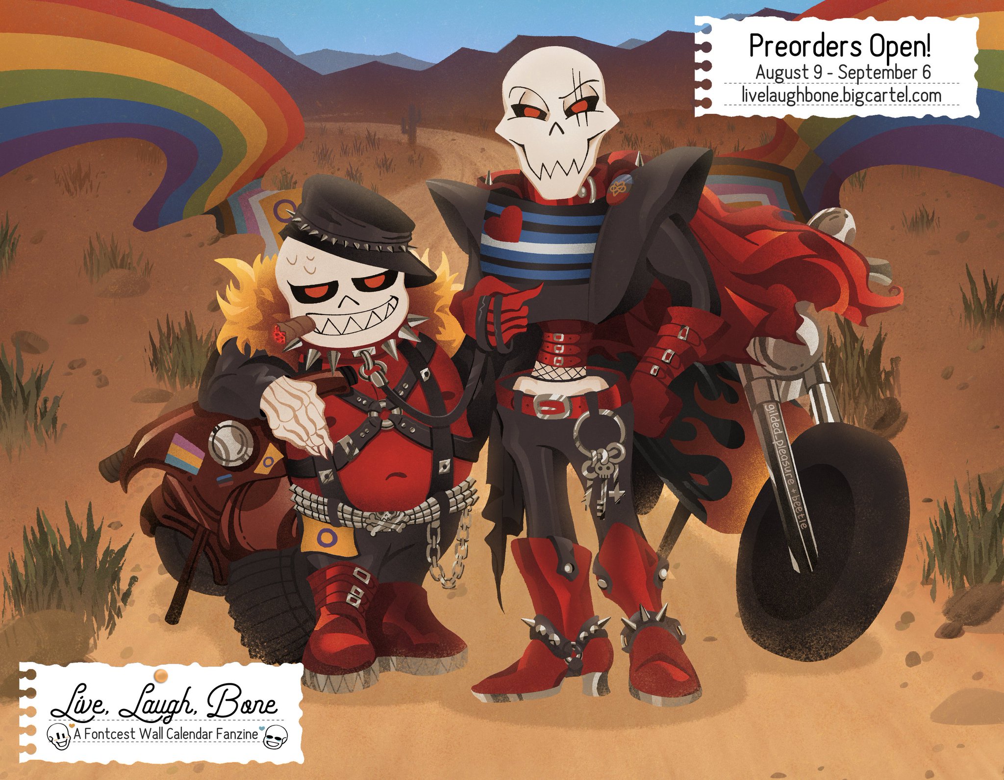 Underfell Sans and Papyrus! - Underfell - Magnet