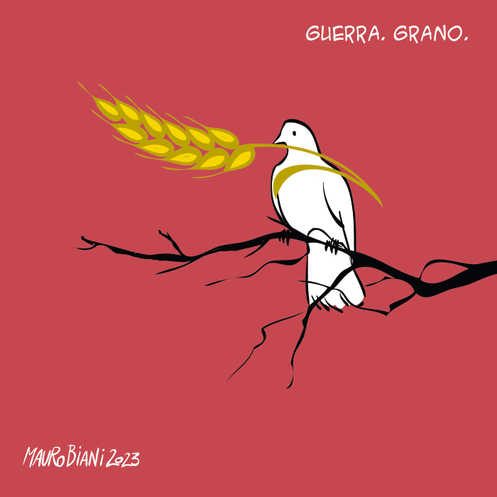 #taglioalto #guerra #grano. Uscita l'11 agosto su @ilvenerdi