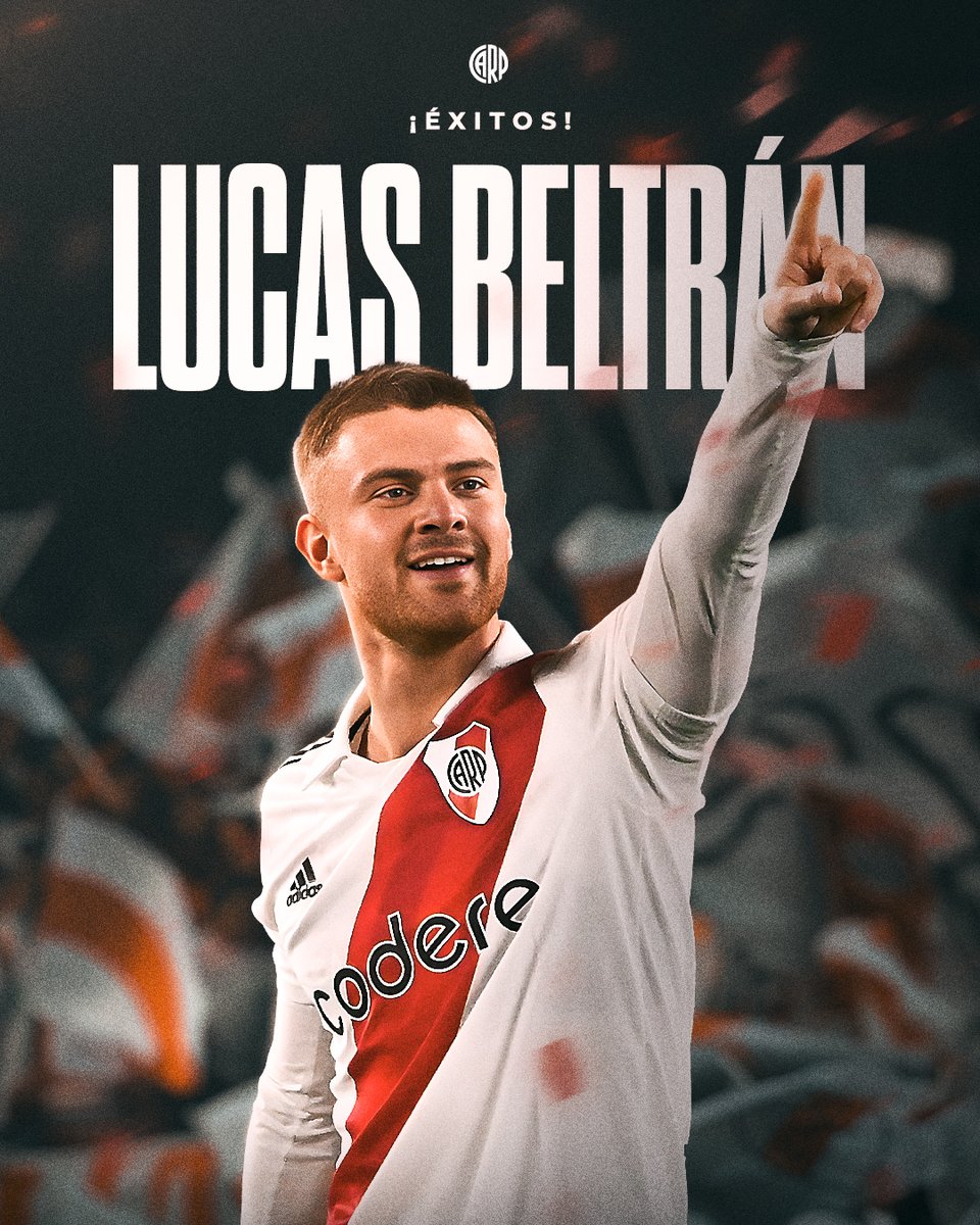 RiverPlate's tweet photo. A partir de un acuerdo entre ambos clubes, Lucas Beltrán fue transferido a la @acffiorentina y continuará su carrera en el fútbol italiano.

¡ÉXITOS, VIKINGO! ❤️👏 https://t.co/seeXqNvNWK