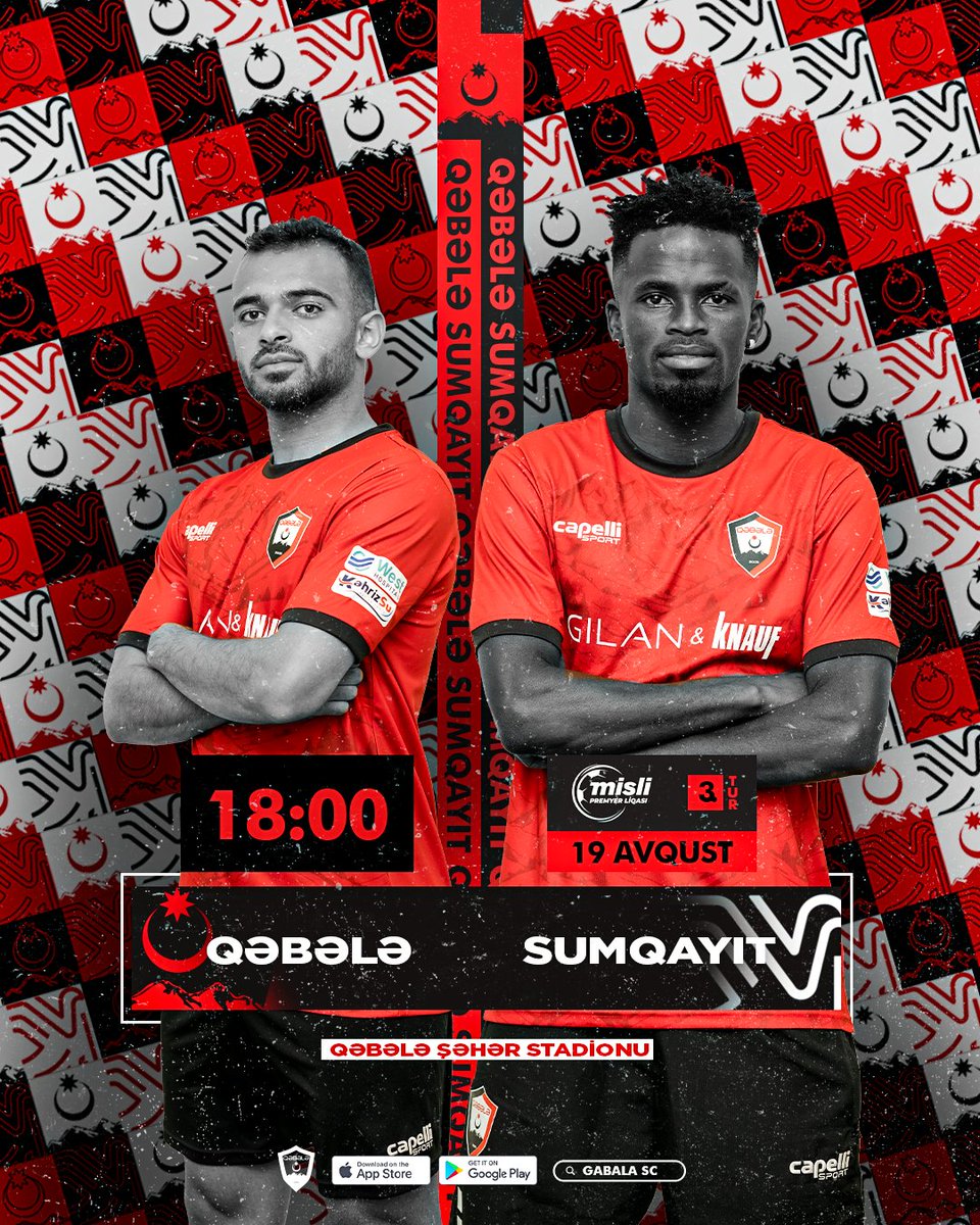 🔴⚫ 5 gün sonra "Sumqayıt"la oyunumuz var 👀

#gsc #gabalasc
