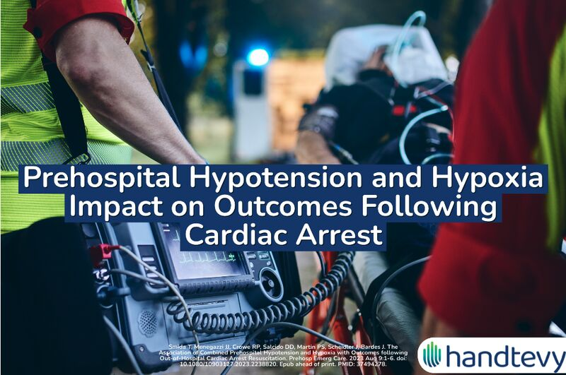 Do Hypoxia and Hypotension matter post-ROSC?

A new <a href="/TannerSmida/">Tanner Smida</a> PEC study suggests it does:
➊ No Hypoxia or Hypotension: 41% mortality
➋ Hypotension only: 75.9% mortality
➌ Hypoxia only: 60.5% mortality
➍ Hypoxia &amp; Hypotension: 85.2% mortality

More: ow.ly/PmCY50PxY5x