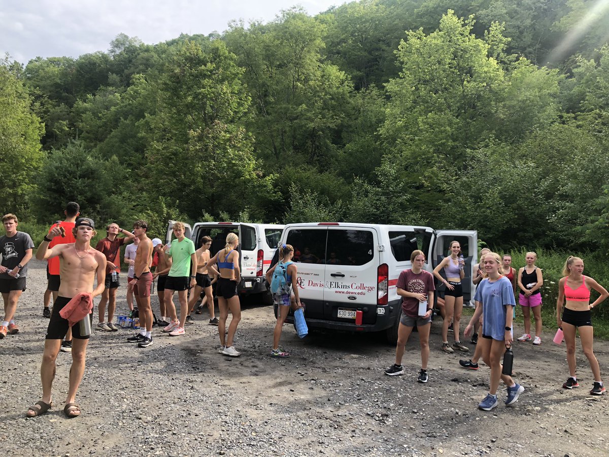 senatorxctrk's tweet photo. #DEXCTF @ Blackwater Falls after an uphill run on the Blackwater Canyon Trail. https://t.co/eJl1gMrAbN