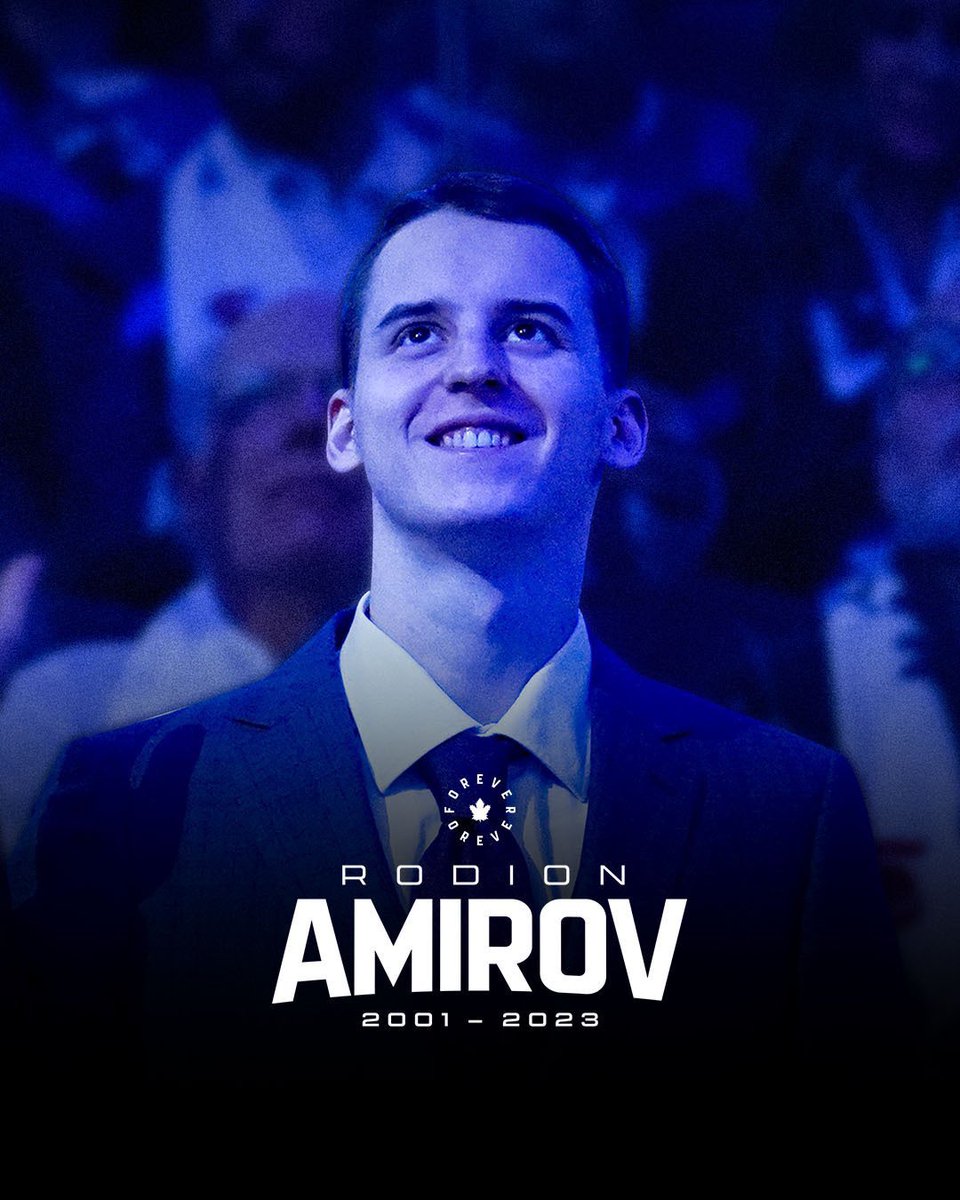 It’s incredibly hard to comprehend the loss of Rodion. His smile and joy for life &amp; hockey was infectious. My teammates &amp; I are grateful for our time spent with him &amp; forever inspired by his courageous fight. Condolences to his loved ones. We’ll miss him dearly. #RodionForever