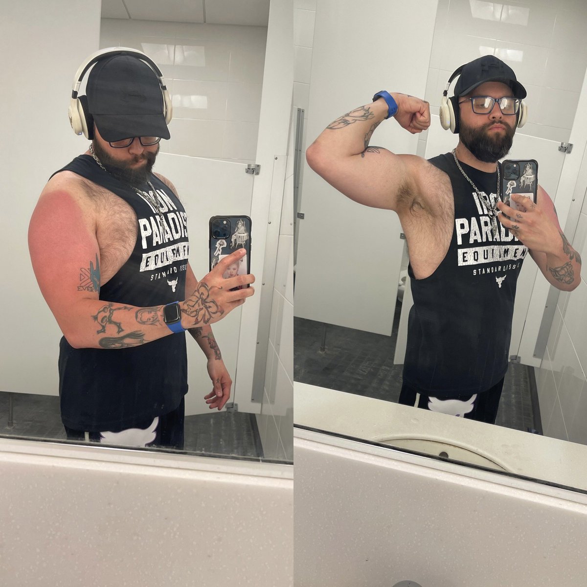 KaijuTitanZero's tweet photo. Pushed through the sun burn stinging.😮‍💨

#weightlosstransformation #weightloss #weighttrain #weighttraining #pushthrough #change #thebattle #inspiration #happiness #gymrat #flex #mentalhealth #theironparadise #bulking #bulkingseason https://t.co/66ATFMbuai