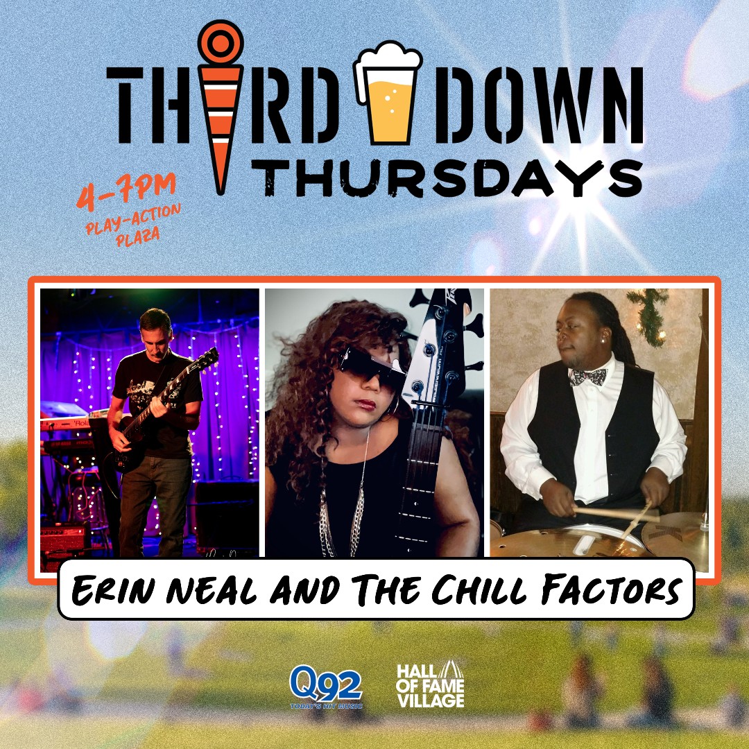 HOFVillage's tweet photo. Thursday night vibes are ON ๐ฅ Come out to Third Down Thursday, check out Erin Neal and the Chill Factors, and rock out with us on an adventurous night of music and fun! ๐
#ThirdDownThursday #LiveMusic #HOFV https://t.co/afOk6vDpAs
