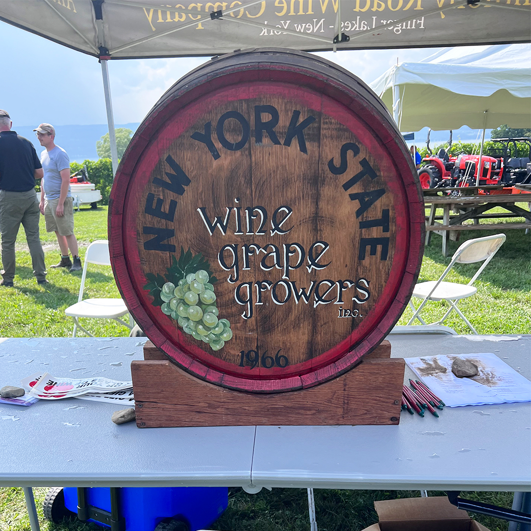 TimacAgroUSA's tweet photo. TIMAC AGRO was represented on a beautiful day at the NY Grape Growers Equipment Rodeo last week. The event was held at Wagner Vineyard, with its great views, and was a chance to talk with growers on #grapeπ nutrition, fertilizers and pair our technologies with #farmpractices. https://t.co/Jg1r0YUsa2
