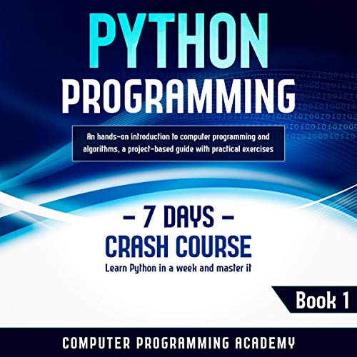 clcoding's tweet image. Python Programming: Learn Python in a Week and Master It. An Hands-On Introduction to Computer Programming and Algorithms, a Project-Based Guide with Practical Exercises (7 Days Crash Course, Book 1)   amzn.to/45LdDZp