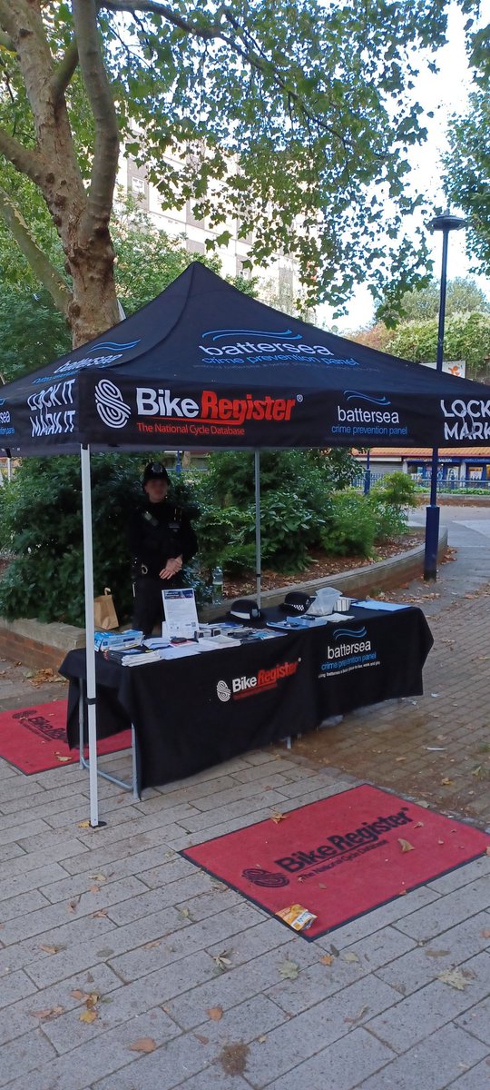 We are on the Doddington Estate for 30 more minutes or so if you want to come down and get your bike marked. #LockItMarkIt