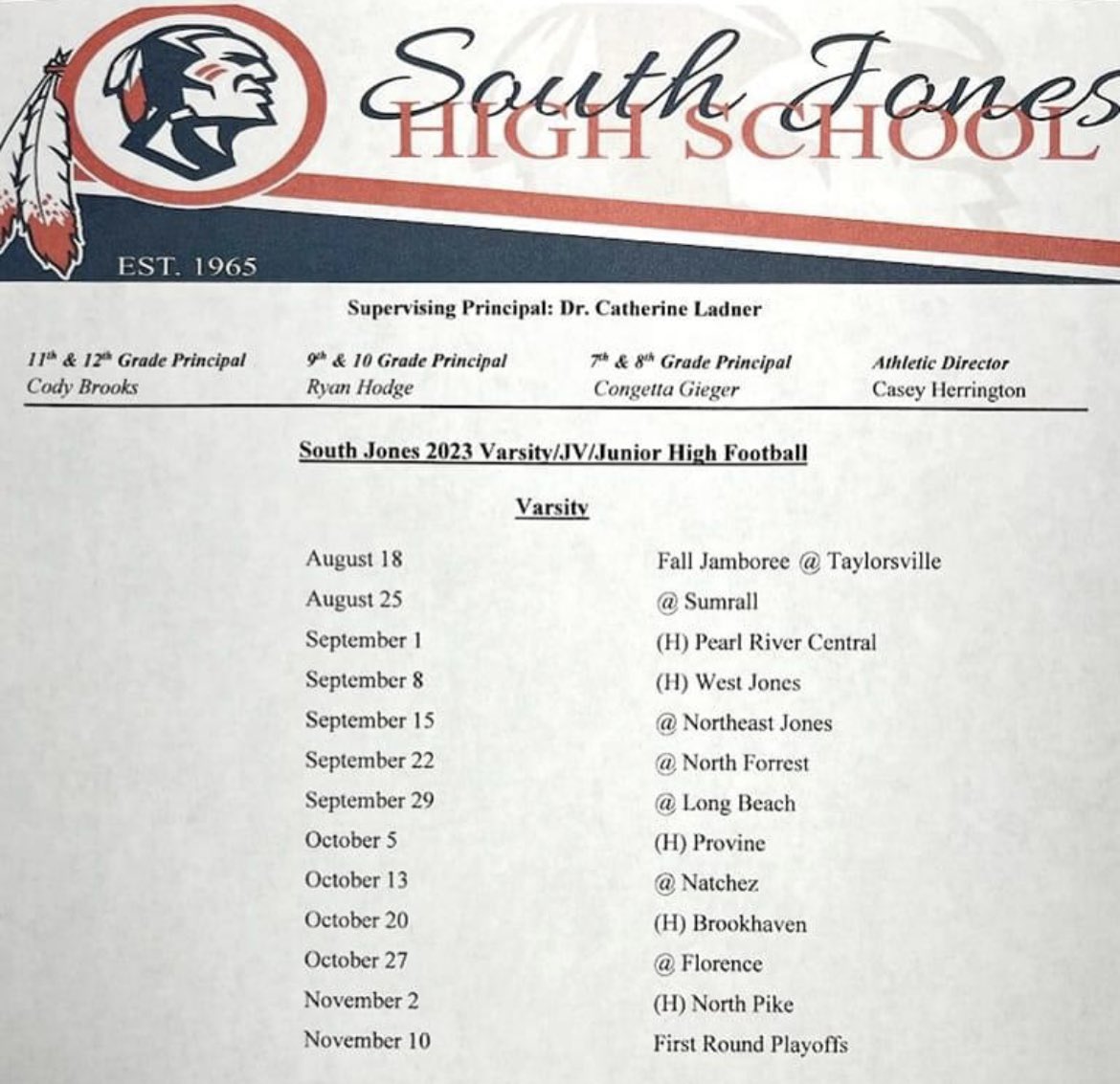 Schedule for the the season come check ya kid out !