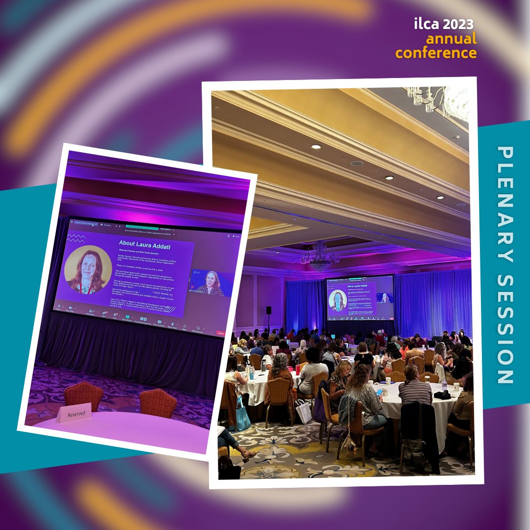 Today's first plenary session — Investing in Transformative Care Policy Packages: Parental Leave that Supports a Healthy and More Equal World, presented by Laura Addati, MS — was surely an attendee favorite #ILCA2023!