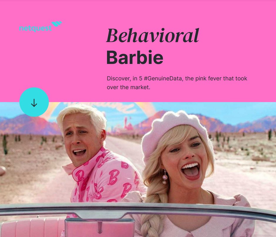 netquest's tweet image. Hey Barbie! Hey Ken! Don&apos;t miss the opportunity to learn about the impact of the biggest movie of this time measured with #behavioraldata. Click on the link and discover the fantastic numbers we obtained thanks to the power of our #GenuinePanel: ow.ly/uJGQ50PyNfh