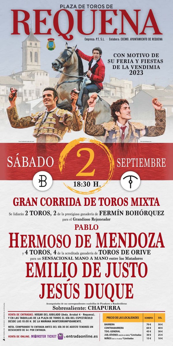 Jesús Duque hará el paseíllo en Requena
infotauro.com/jesus-duque-ha…