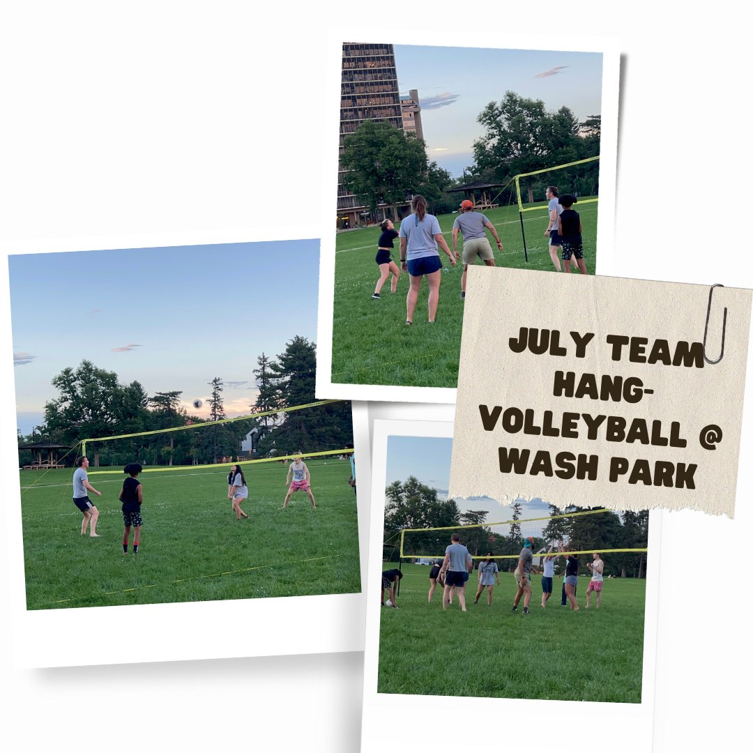 SOARCOLORADO's tweet photo. Bump, Set, Team Bonding! 🏐☀️

 Enjoyed a fantastic day of volleyball and teambuilding at Wash Park with the June crew. Here's to smashing challenges together on and off the court! 💪🤝 

#soar #denvernonprofit #TeamHangout #VolleyballVibes #TeambuildingFun https://t.co/ixe3UAMJCf