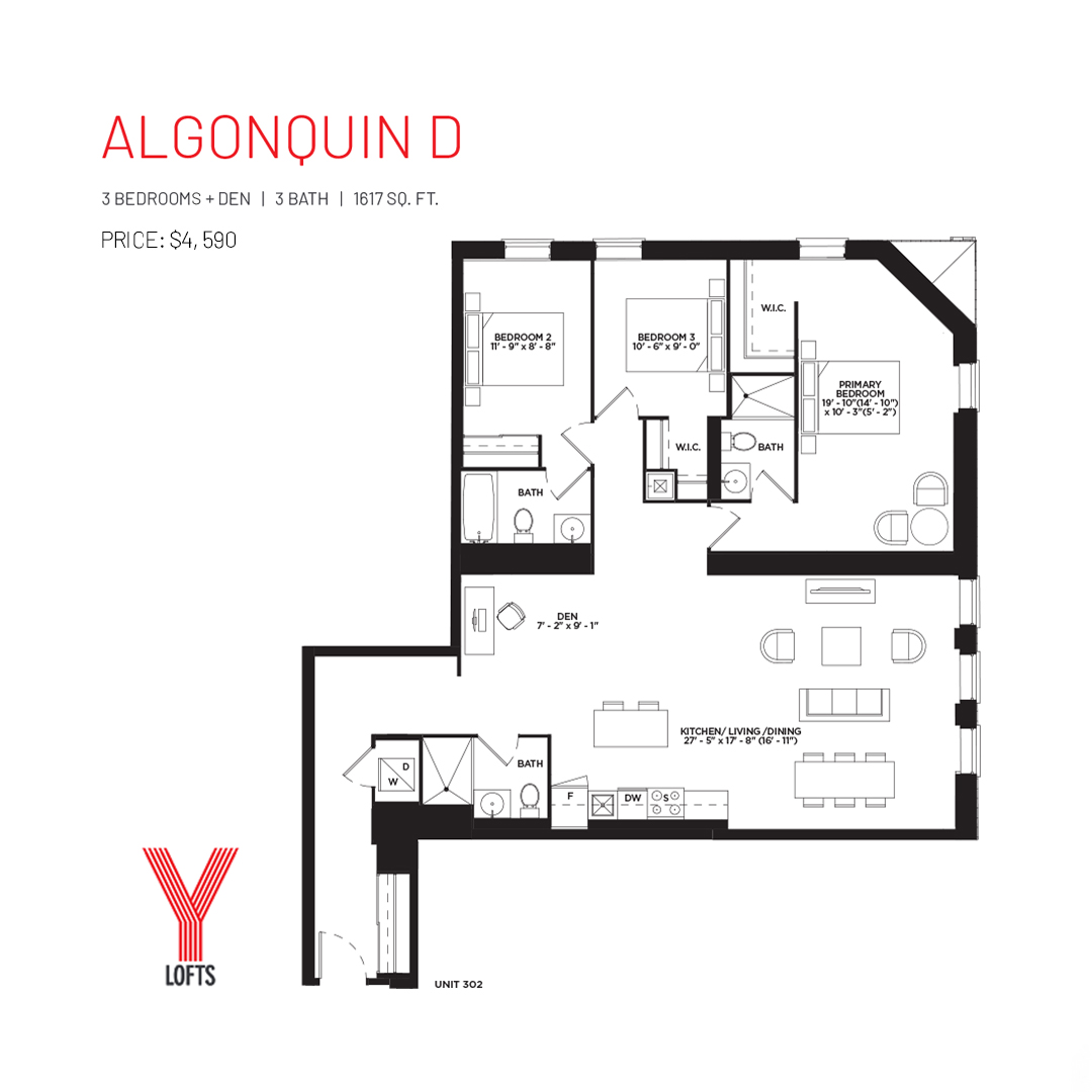 _YLofts's tweet photo. Available suites at Y Lofts*
Unite: 302
Suite: 1 Bedroom + 1 Bathroom
Square: 1617 SF
Floor: 3
Moving date: Available now
Price: $4, 590*
Contact us:
lease@prismpm.ca
+14372146920
*The price and available suites are current at the time of publication - 08/18/2023.
#ylofts #rental https://t.co/fJEbSGnzQH