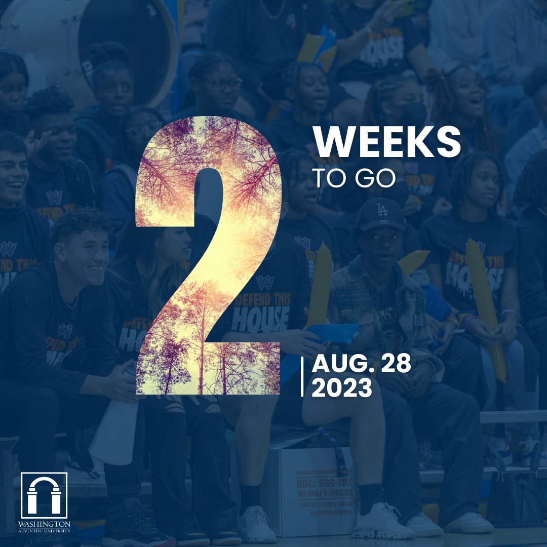 The countdown to Fall Semester continues ... we're just two weeks away!