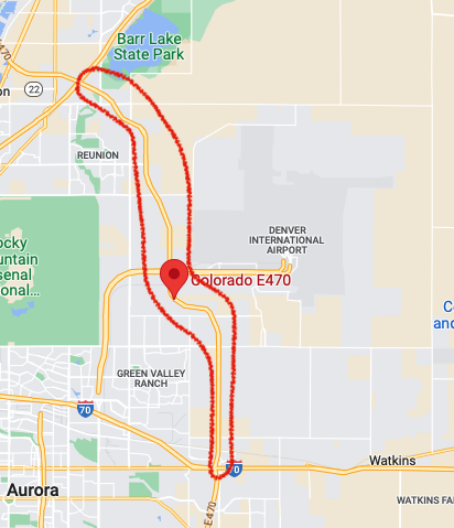 WFG_DEN's tweet photo. Hello Colorado transportation twitter. 

Make that section of 470 free. 

Try it for 3 months. 

Then discuss Pena Blvd. It might be fine.

Thank you for coming to my talk. https://t.co/8ZoUT4I1pG