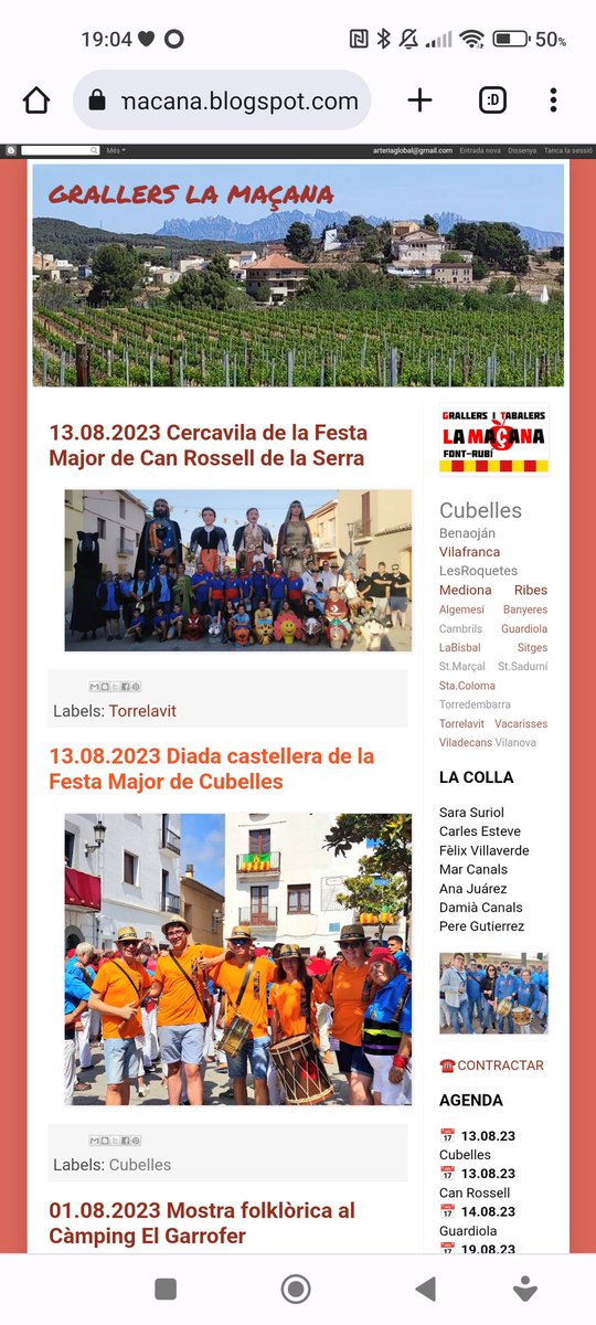 grallersMACANA's tweet photo. Podeu seguir les nostres actuacions (imatges), agenda, on hem actuat i grups als que acompanyem a la nostra web...
https://t.co/G3YAcHyzEX 
#grallers la🍎Maçana #fontrubi https://t.co/EQfPX9phh9