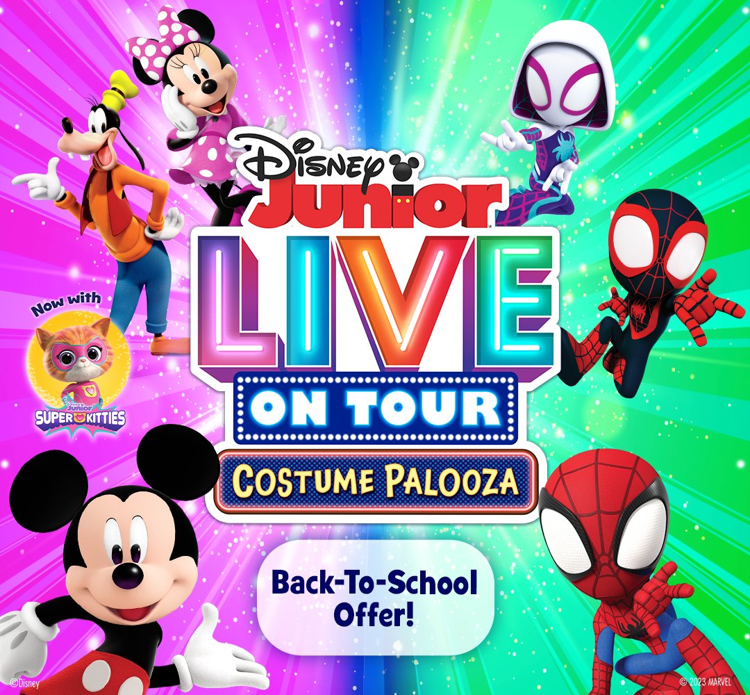 Calling all parents! Score tickets for Disney Junior Live on October 24 for 25% off with code BACK2SCHOOL ✏📚🍎 Hurry, this deal only lasts until August 21! Get your tickets at → bit.ly/DisneyJrMadison