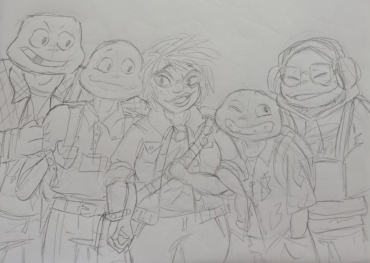 EllieSkellyArts's tweet photo. // Mutant Mayhem Spoilers
*
*
*
Wip https://t.co/yRtXYJcy27