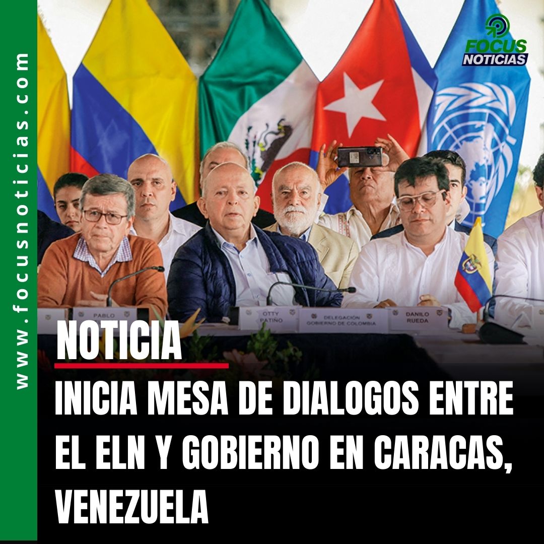 focusnoticia's tweet photo. 🔴#EnVivo. Inicia mesa de diálogos entre el ELN y Gobierno del Presidente Gustavo Petro en Caracas, Venezuela🔴
Siga la transmisión en directo aquí #FocusNoticias
▶️https://t.co/shkG9XkihD
https://t.co/yuis5KrCRz
#CesealFuego #DialogosELN #MesaDialogosELN @IvanCepedaCast https://t.co/T3ePm3JNxs