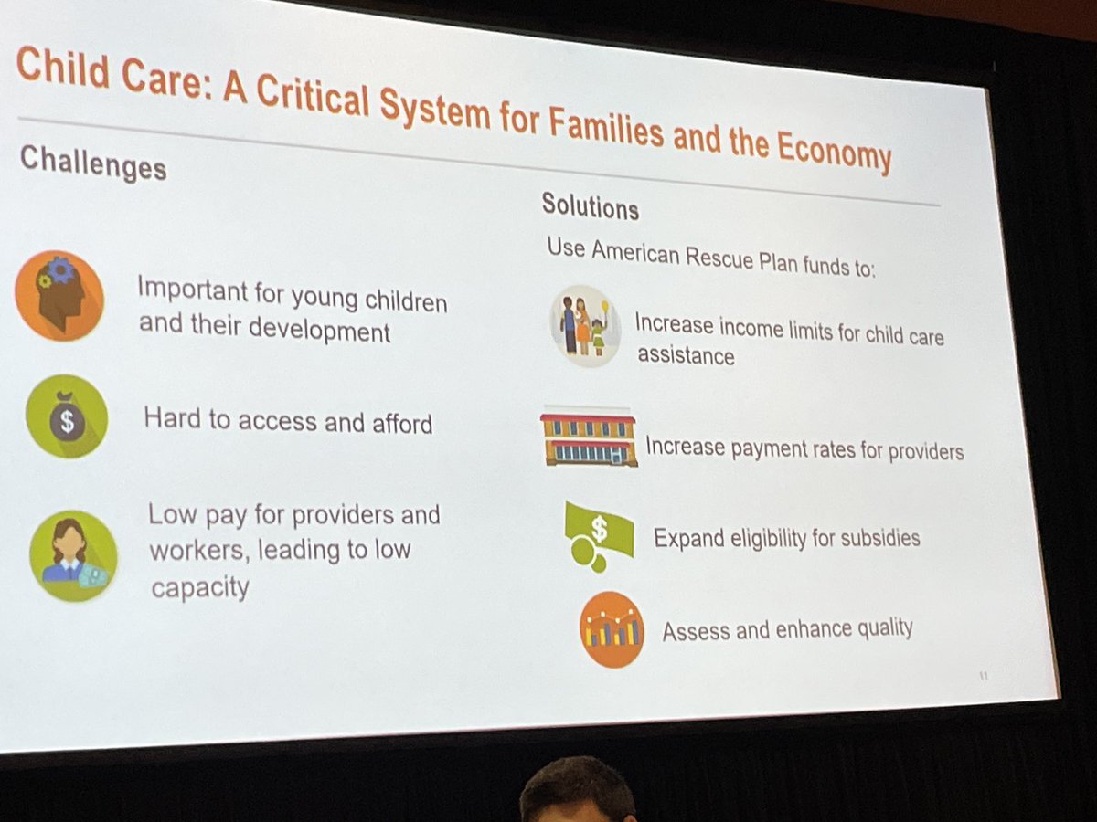 Excellent bipartisan discussion about childcare and healthy families today ⁦@NCSLorg⁩ #ncsl2023 These are issue that both families and businesses are grappling with. I’ve been work on these issues for years.