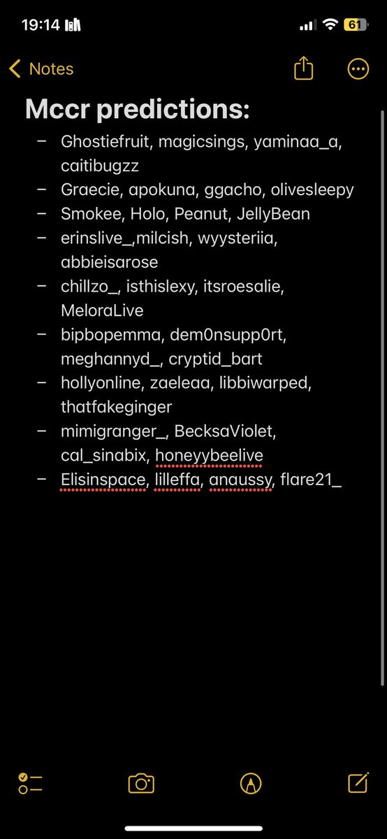 DucksJojo's tweet photo. Since mccr applications are all done and messages are sent out and we are all waiting for the reveals. Here are my predictions #mccr #mccr2 #mcc https://t.co/PyHeyLzTIf