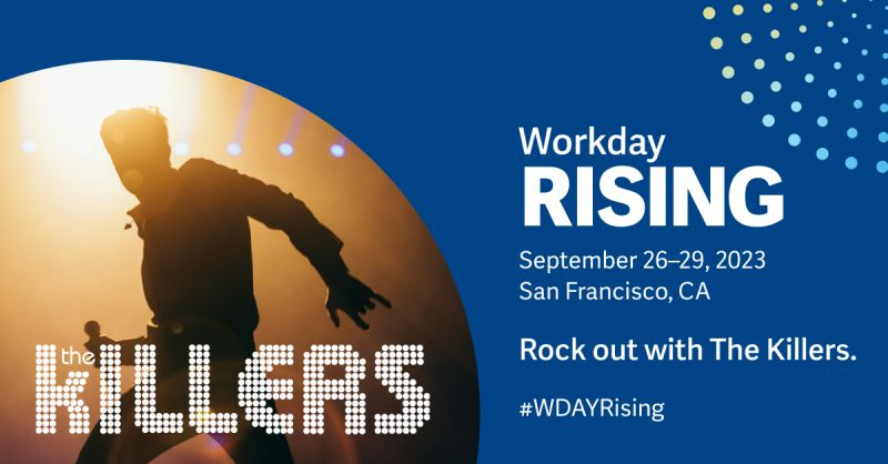 gamblepe's tweet photo. Update: The Killers will be raising the roof at the #WDAYRising Customer Appreciation Party! 🎸

Learn how you can watch them rock the house: https://t.co/j5OvniOEEH #TeamWDAY https://t.co/6QT30OmGWl