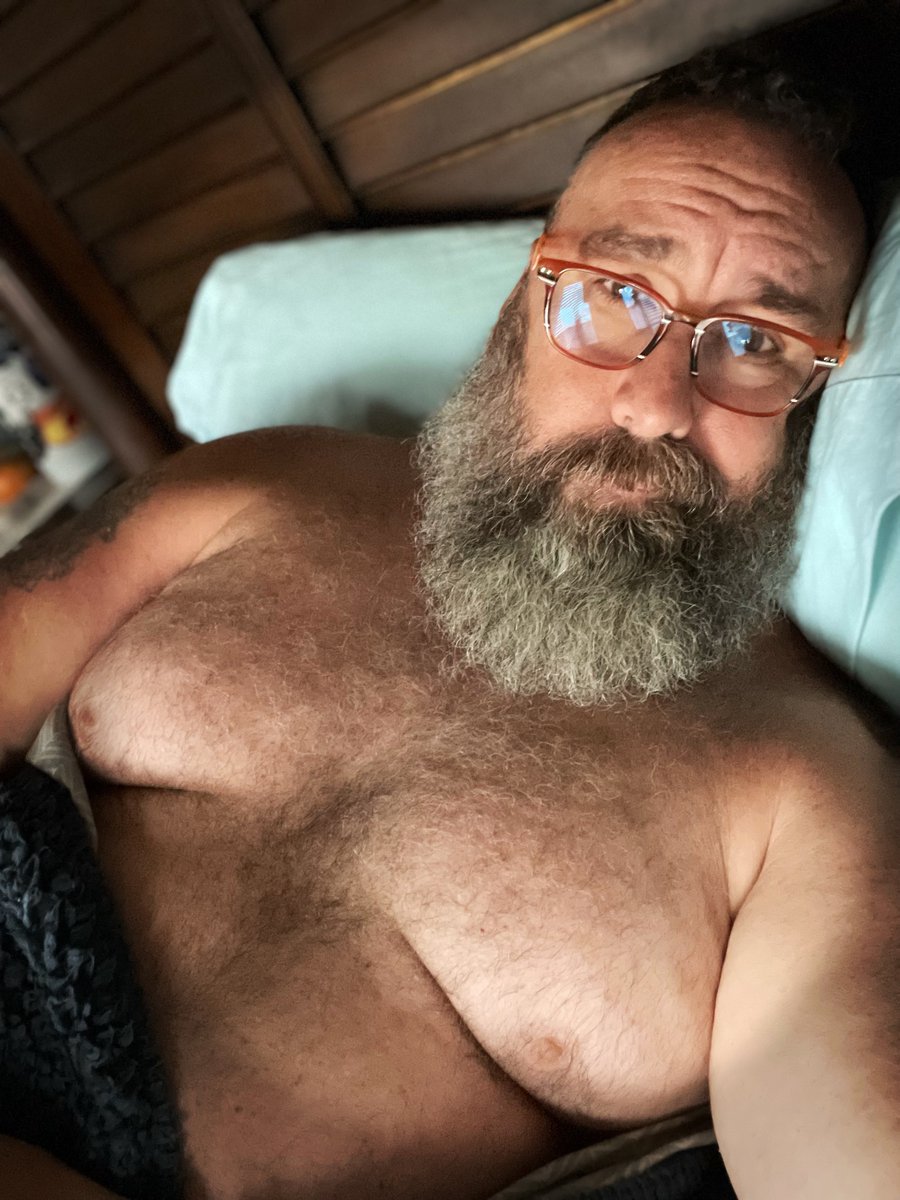 One of those days when you just don’t want to get out of bed #Daddybear #gaybear