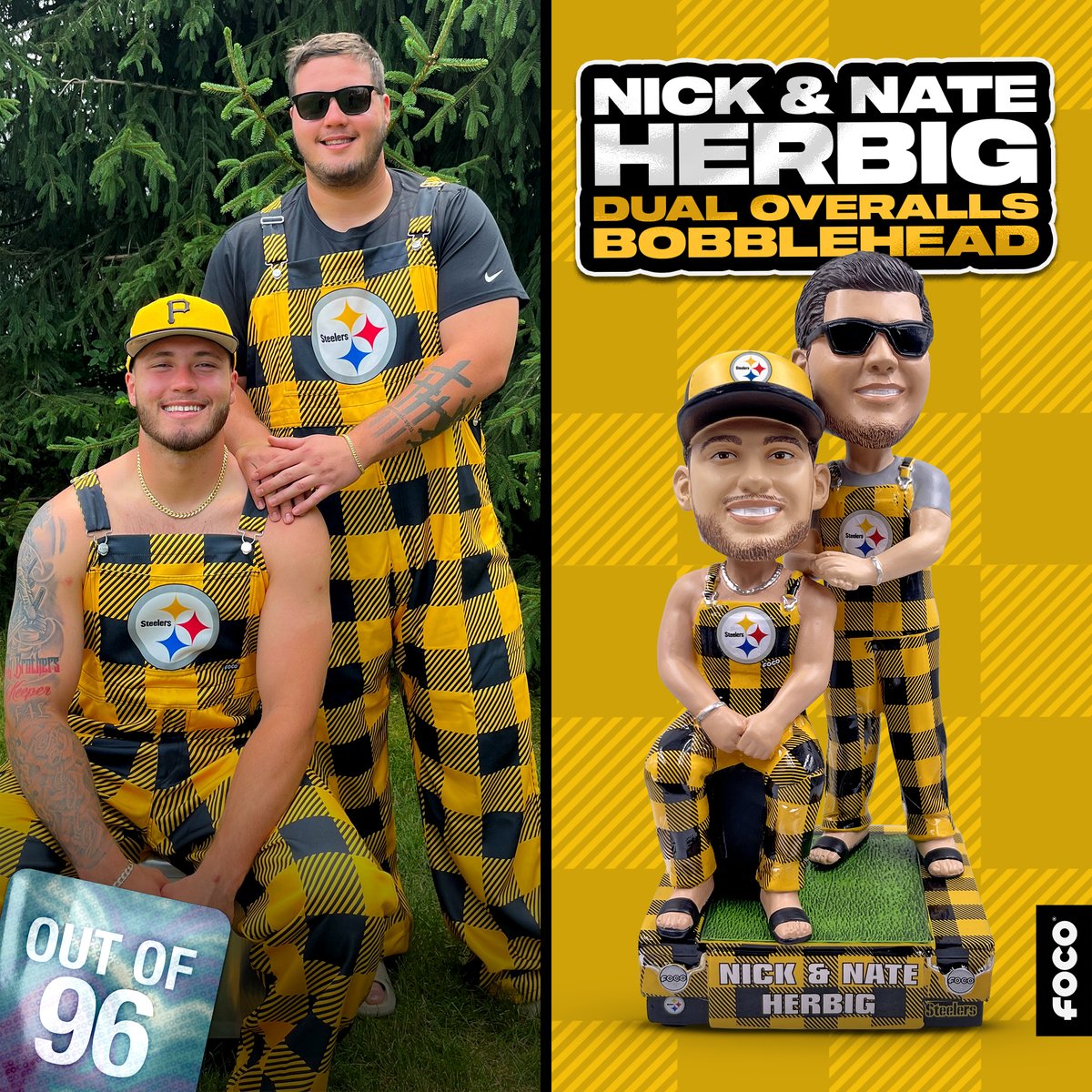 Did we just become best friends? 🙏 #NickHerbig and #NateHerbig Overalls 🏈