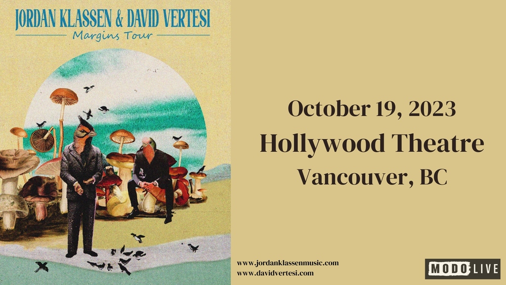 JUST ANNOUNCED: @jordanklassen x <a href="/davidvertesi/">David Vertesi</a> are coming to the @hollywoodyvr on October 19th! 

🎟️ Tickets are on sale now! found.ee/JK-YVR