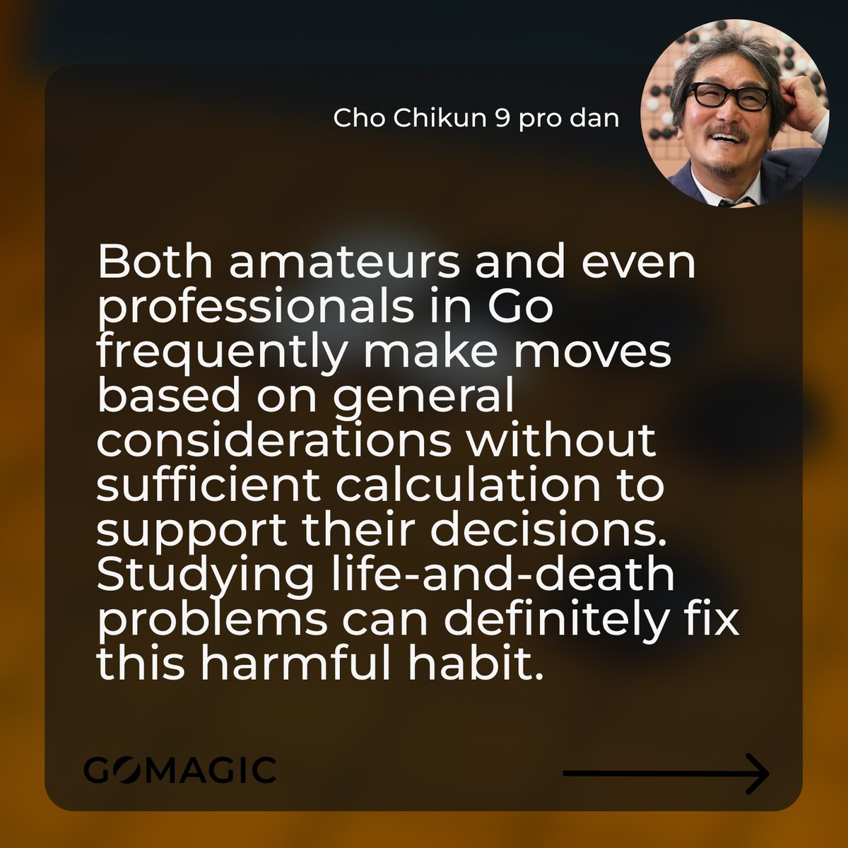 gomagic_org's tweet photo. Why is it so important to solve life-and-death problems? 🤔
Author: Cho Chikun 9 dan
#GoGame #Baduk #Weiqi #Igo #GoMagic #GoLessons #Learning #BoardGame #MindGame #MindSport https://t.co/A9JaUxxwLQ