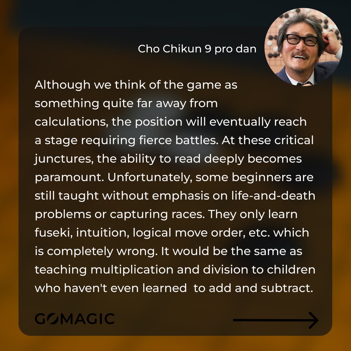 gomagic_org's tweet photo. Why is it so important to solve life-and-death problems? 🤔
Author: Cho Chikun 9 dan
#GoGame #Baduk #Weiqi #Igo #GoMagic #GoLessons #Learning #BoardGame #MindGame #MindSport https://t.co/A9JaUxxwLQ