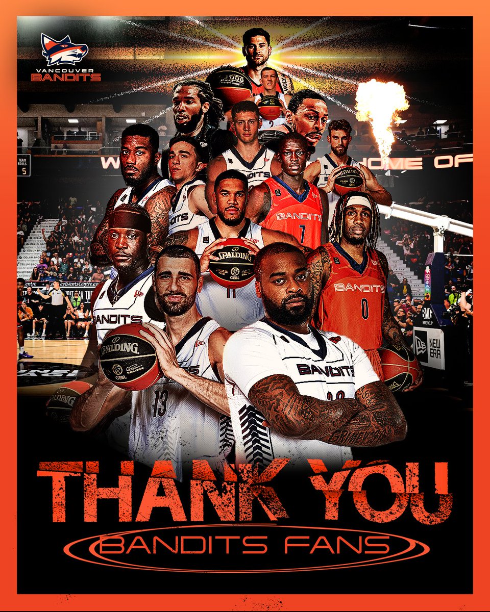 For the passion and pride you brought every night, thank you Bandits fans. 🧡🦊

#LikeABandit