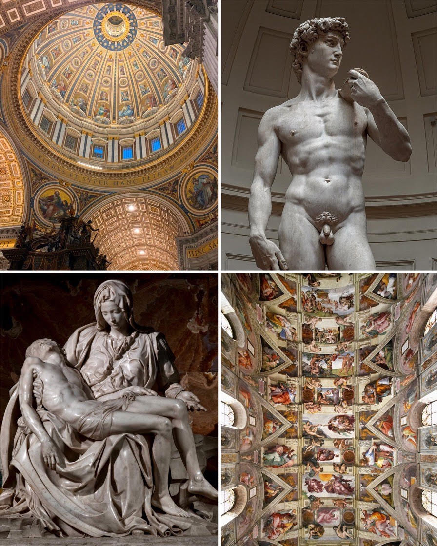 JamesLucasIT's tweet photo. "Ciò che facciamo in vita,
riecheggia nell'eternità"

Quattro delle innumerevoli opere immortali partorite dal genio di Michelangelo, uno dei più grandi artisti di tutti i tempi. https://t.co/cMwwIkXttt