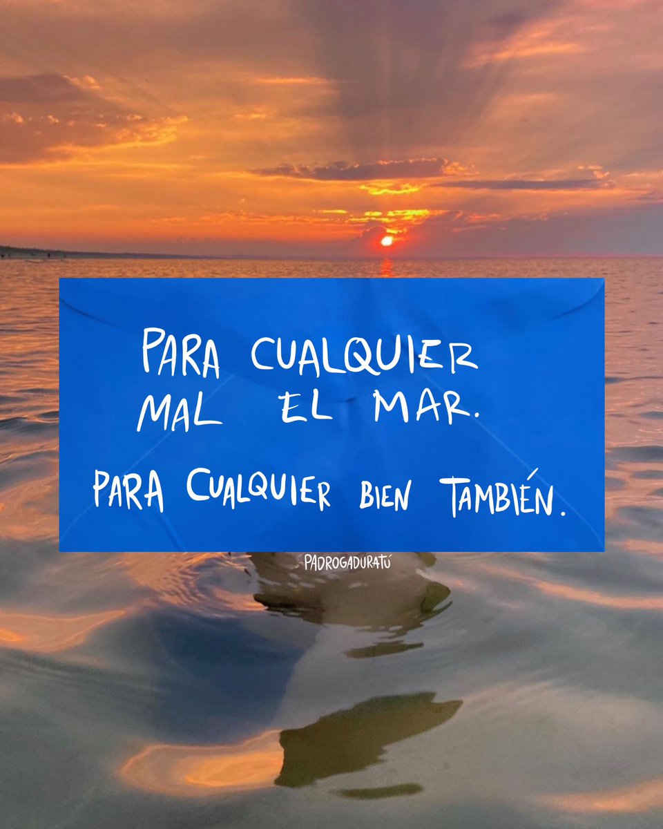 padrogaduratu's tweet photo. SIEMPRE EL MAR https://t.co/2EmGnj89bF