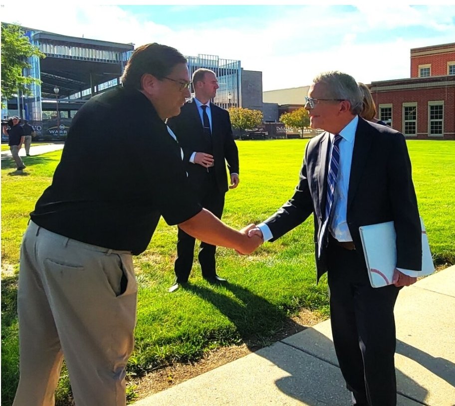 warrenschools's tweet photo. The DeWines visit WCS; compliment the district on strides being made in reading advancement among students. Read about the visit, find photos, news coverage here:  
https://t.co/iZgseyE5MI
#GoRaiders https://t.co/XL4Sg8KhLB