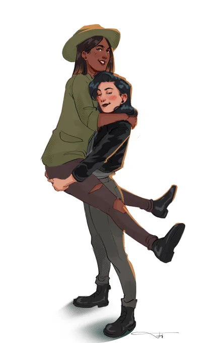 Grace and Freddie just have that height difference TM  #StrayGods