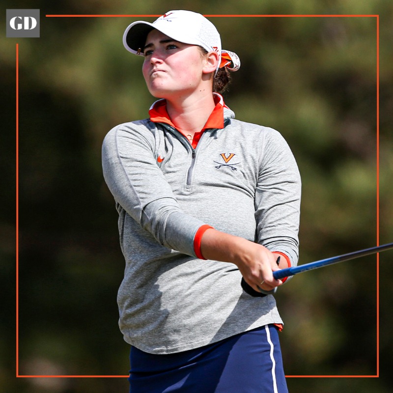 GolfDigest's tweet photo. That's one way to settle the nerves. 📚