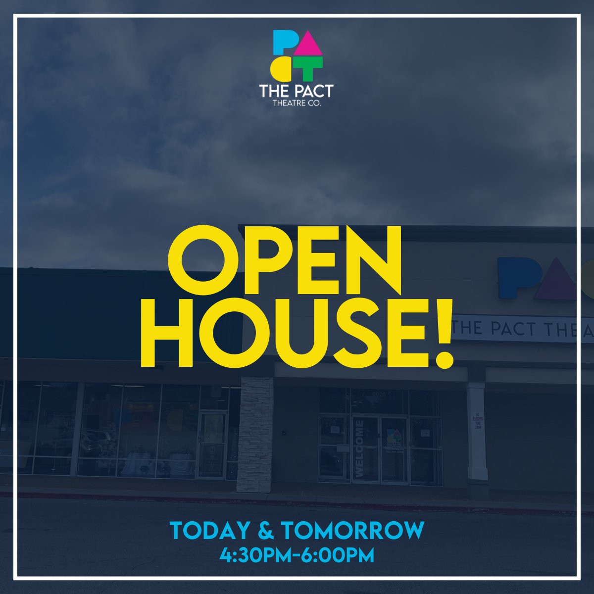 thePACTmobile's tweet image. Today is the day! 🎉 Come out to our open house from 4:30pm-6:00pm.

✨ Tour our facility!
✨ Register for classes!
✨ Meet some of our staff!
✨ Grab a Frio’s pop 
✨ Enter to win a four-pack of VIP tickets to Disney’s Tarzan!
✨ Grab some discounted PACT Merchandise!